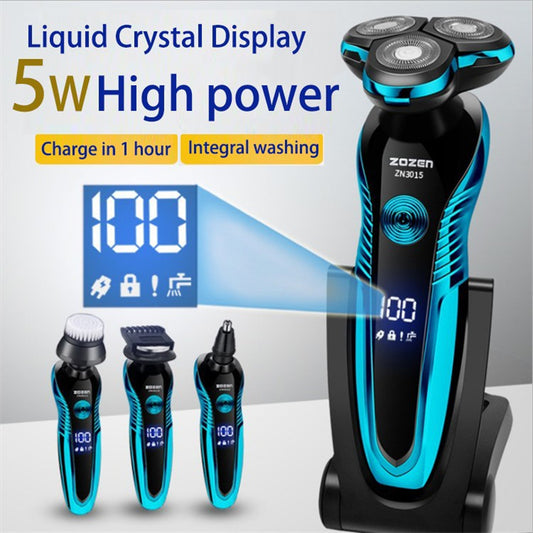 Washable and Rechargeable Electric Shaver